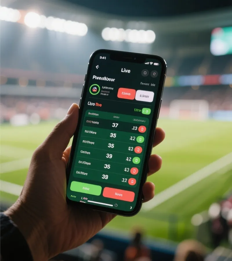 移动端体育投注界面